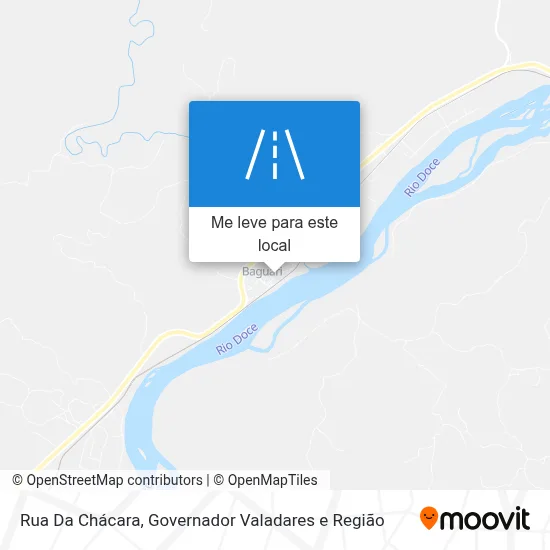 Rua Da Chácara mapa