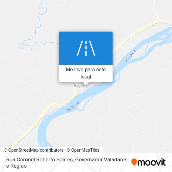 Rua Coronel Roberto Soares mapa