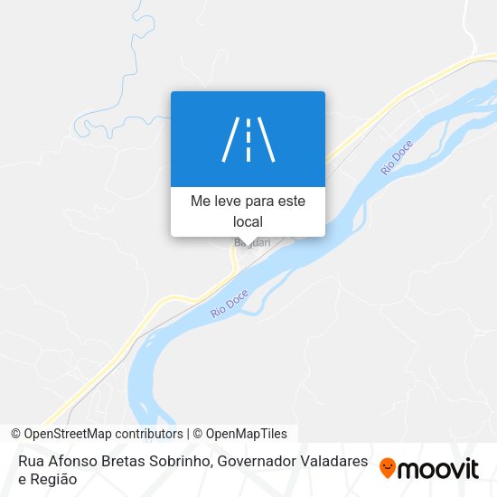 Rua Afonso Bretas Sobrinho mapa