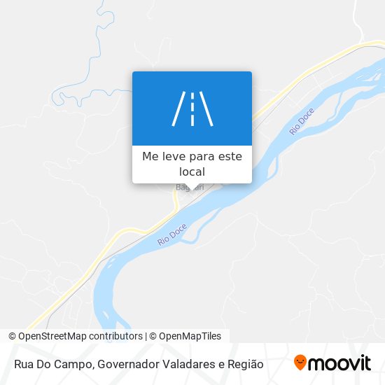Rua Do Campo mapa
