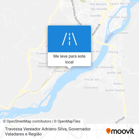 Travessa Vereador Adriano Silva mapa