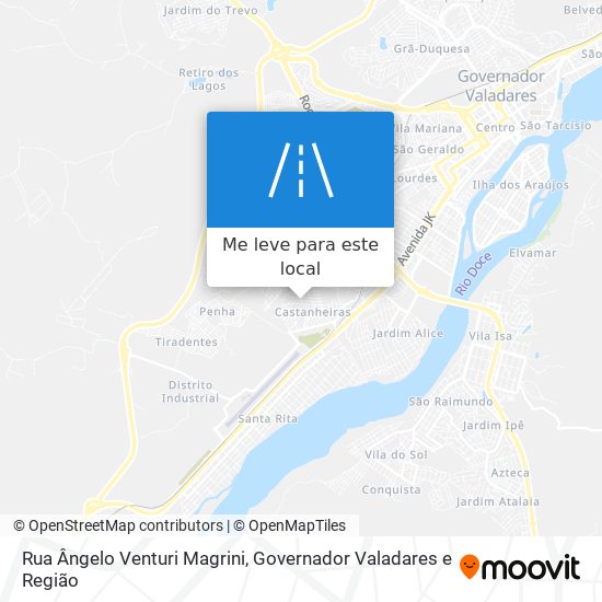 Rua Ângelo Venturi Magrini mapa