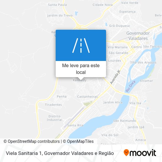 Viela Sanitaria 1 mapa