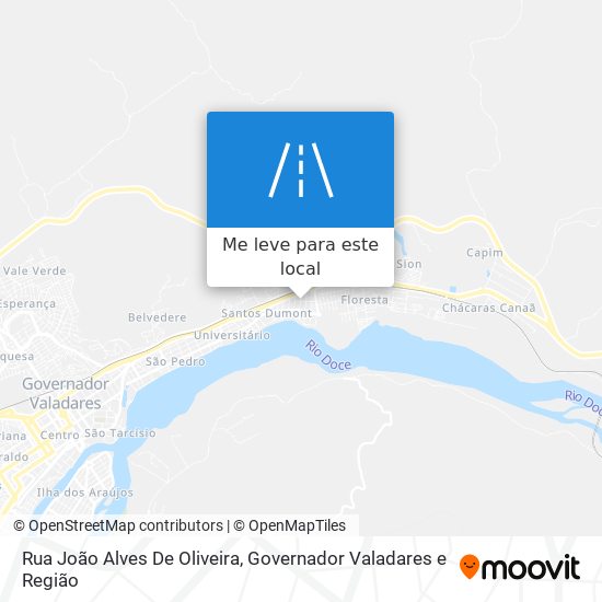 Rua João Alves De Oliveira mapa