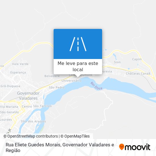 Rua Eliete Guedes Morais mapa