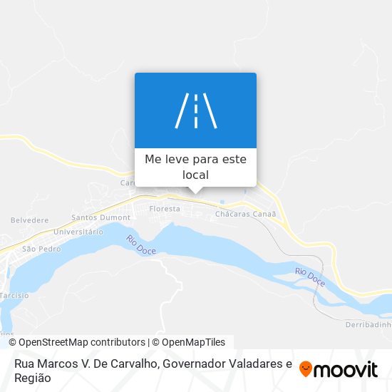Rua Marcos V. De Carvalho mapa