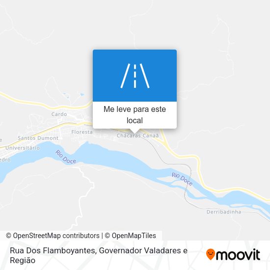 Rua Dos Flamboyantes mapa
