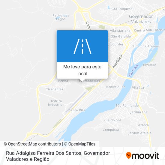 Rua Adalgisa Ferreira Dos Santos mapa