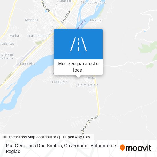 Rua Gero Dias Dos Santos mapa