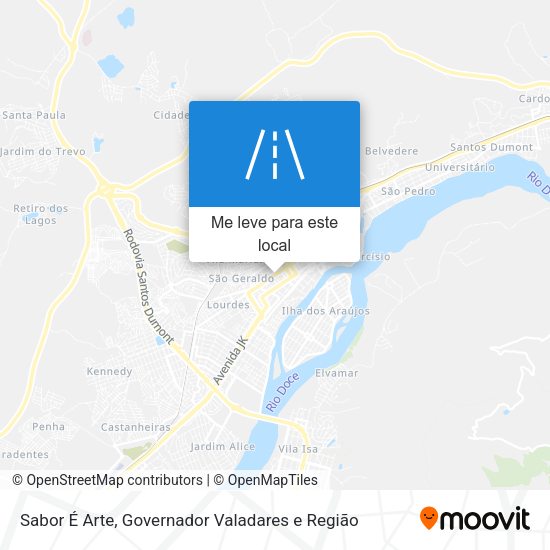 Sabor É Arte mapa