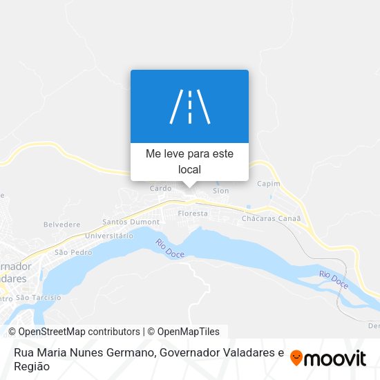 Rua Maria Nunes Germano mapa