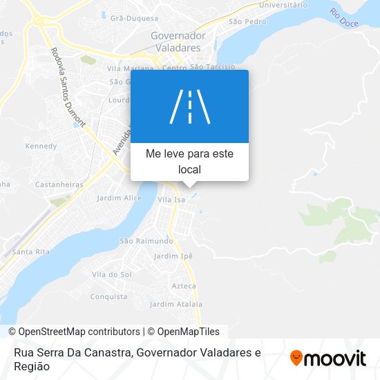 Rua Serra Da Canastra mapa