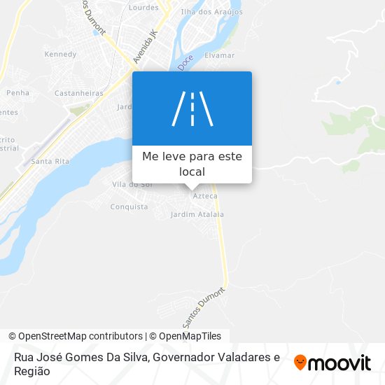 Rua José Gomes Da Silva mapa