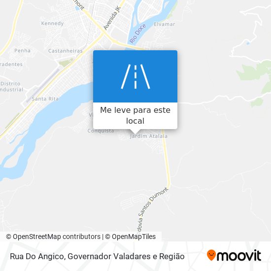 Rua Do Angico mapa