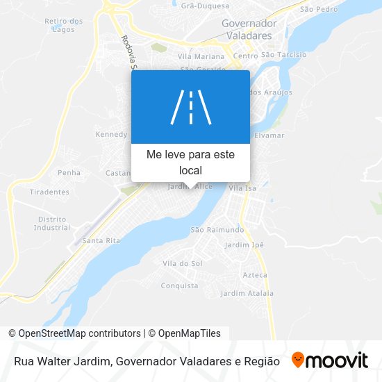 Rua Walter Jardim mapa