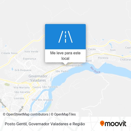 Posto Gentil mapa
