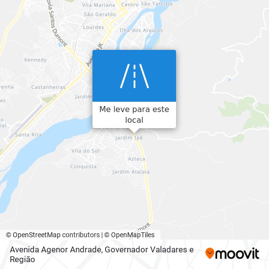 Avenida Agenor Andrade mapa