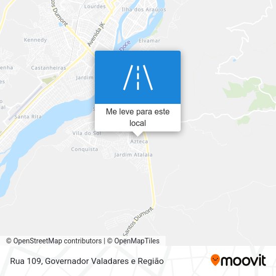 Rua 109 mapa