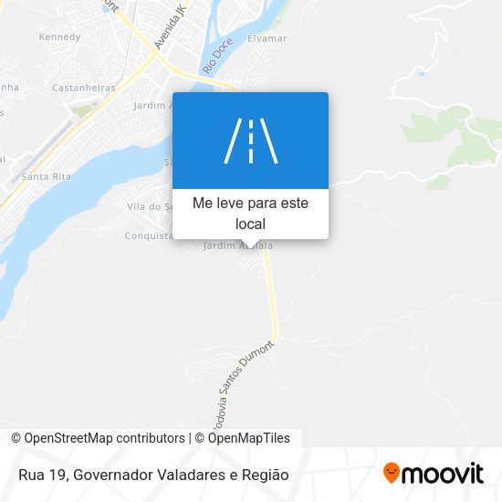 Rua 19 mapa