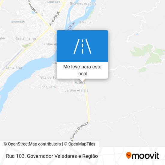 Rua 103 mapa