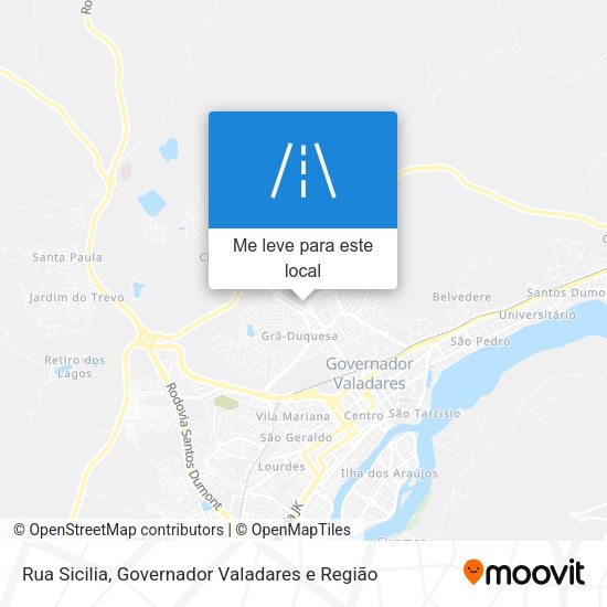 Rua Sicilia mapa
