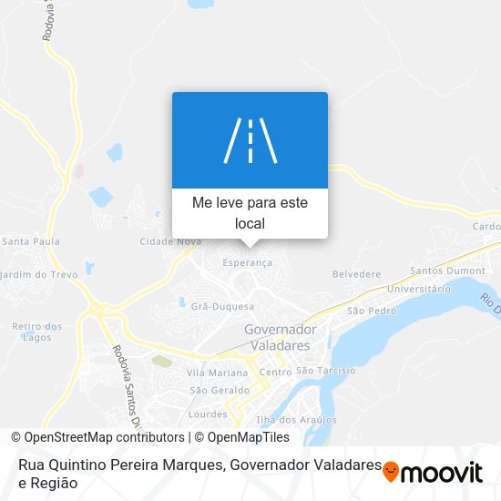 Rua Quintino Pereira Marques mapa
