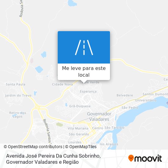 Avenida José Pereira Da Cunha Sobrinho mapa