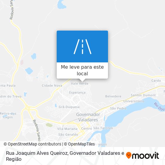 Rua Joaquim Alves Queiroz mapa