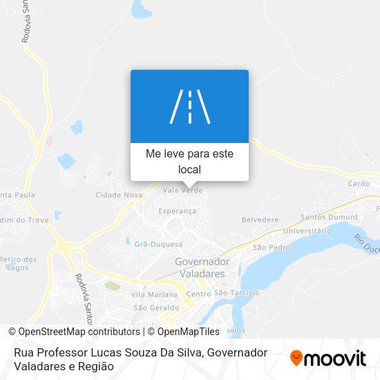 Rua Professor Lucas Souza Da Silva mapa