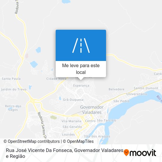 Rua José Vicente Da Fonseca mapa