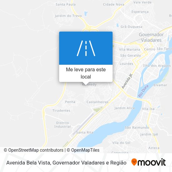 Avenida Bela Vista mapa