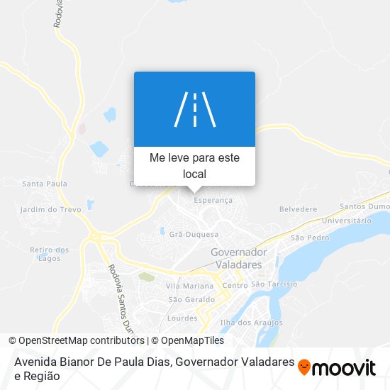Avenida Bianor De Paula Dias mapa