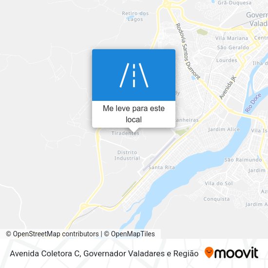Avenida Coletora C mapa