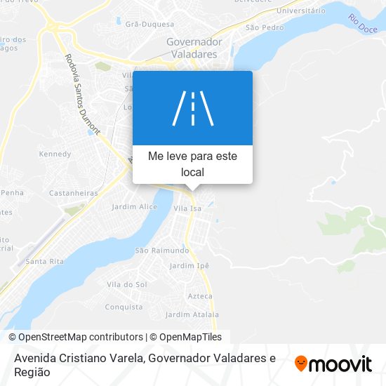 Avenida Cristiano Varela mapa