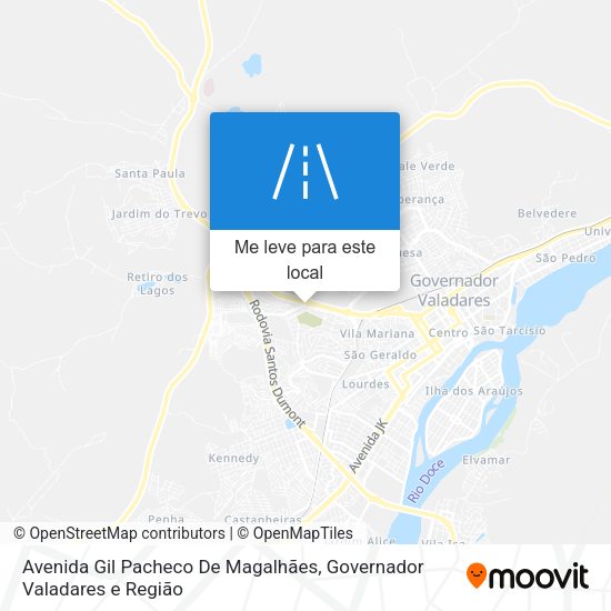 Avenida Gil Pacheco De Magalhães mapa