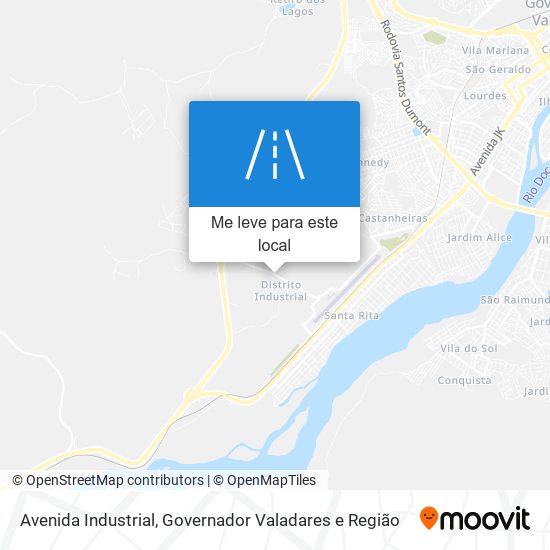 Avenida Industrial mapa