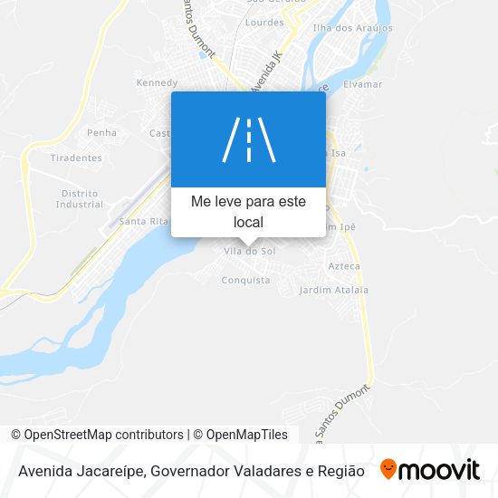Avenida Jacareípe mapa