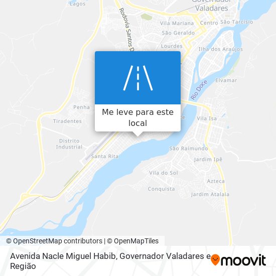 Avenida Nacle Miguel Habib mapa