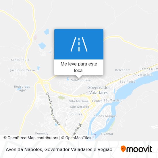 Avenida Nápoles mapa