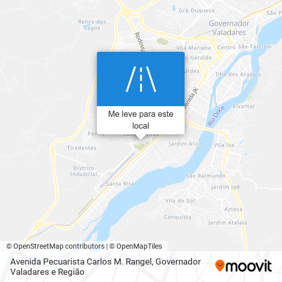 Avenida Pecuarista Carlos M. Rangel mapa