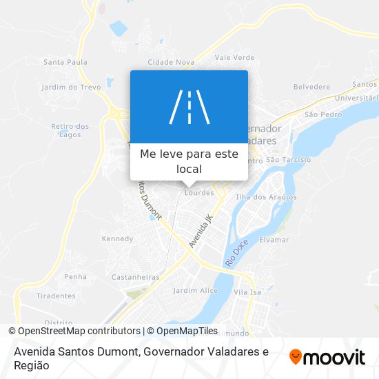 Avenida Santos Dumont mapa