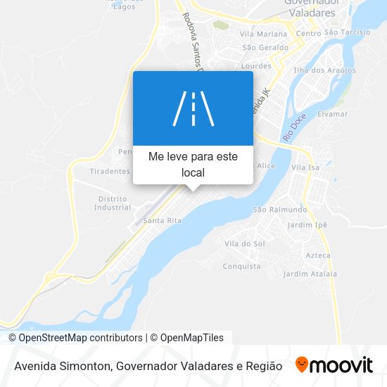 Avenida Simonton mapa