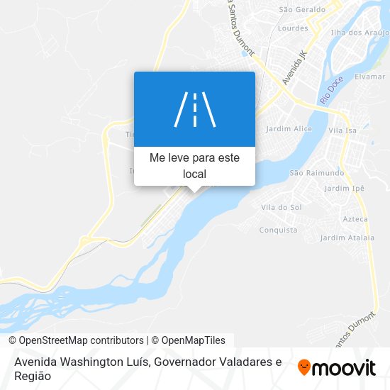 Avenida Washington Luís mapa