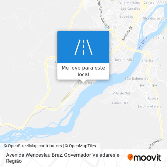 Avenida Wenceslau Braz mapa