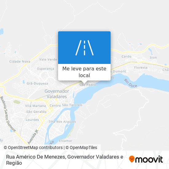 Rua Américo De Menezes mapa