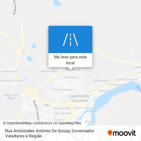 Rua Aristóteles Antônio De Souza mapa