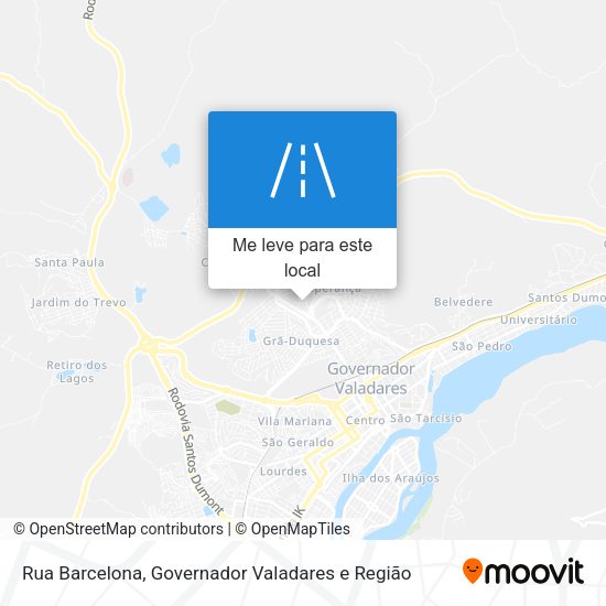 Rua Barcelona mapa