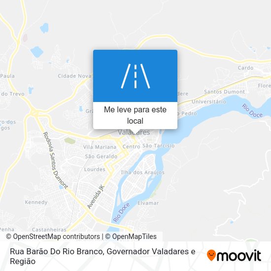 Rua Barão Do Rio Branco mapa