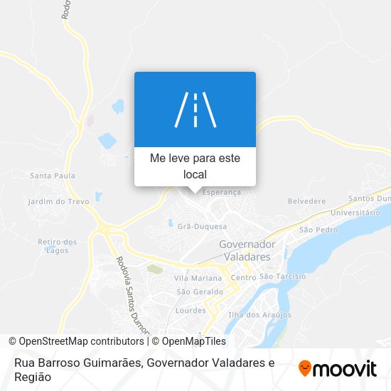 Rua Barroso Guimarães mapa