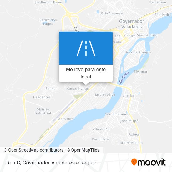 Rua C mapa